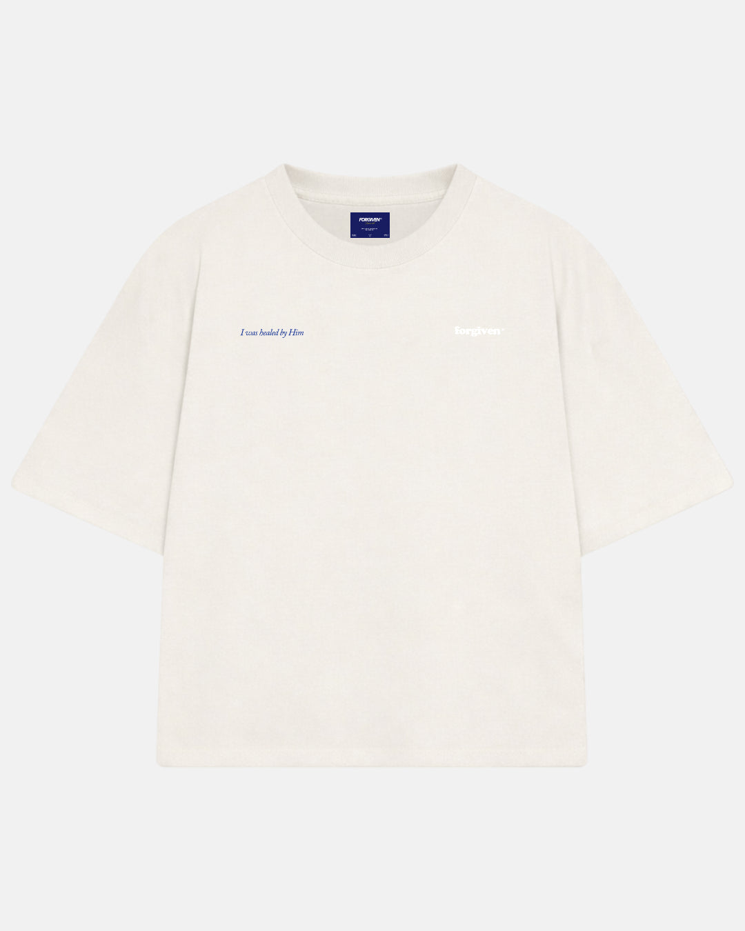 CAMISETA BOXY JUST ONE TOUCH BEGE