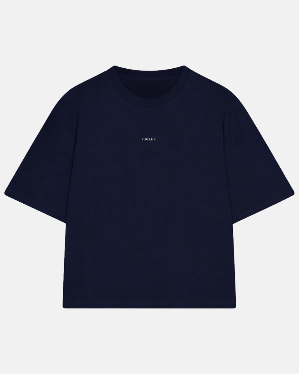 CAMISETA BOXY DO NOT FEAR AZUL MARINHO