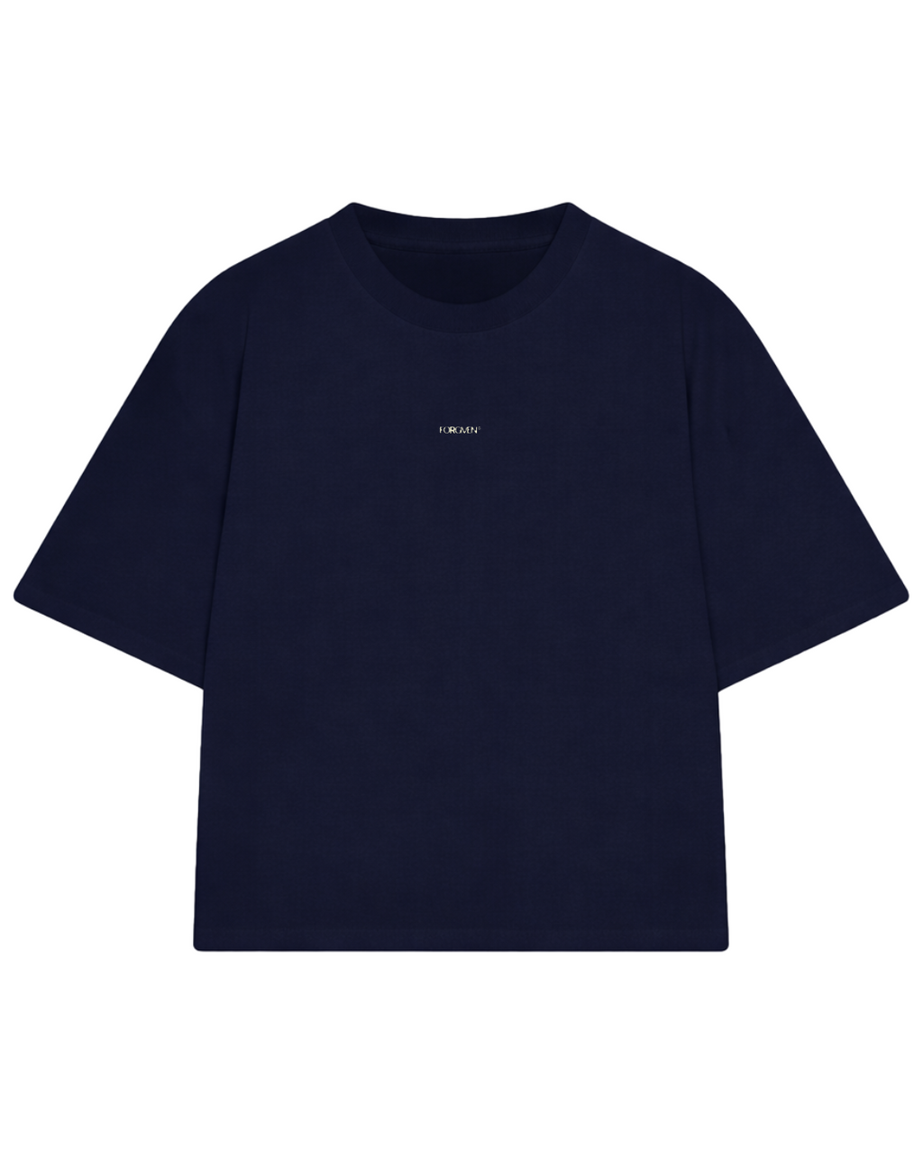 CAMISETA BOXY DO NOT FEAR AZUL MARINHO