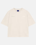 CAMISETA BOXY THERE I WILL BE BEGE