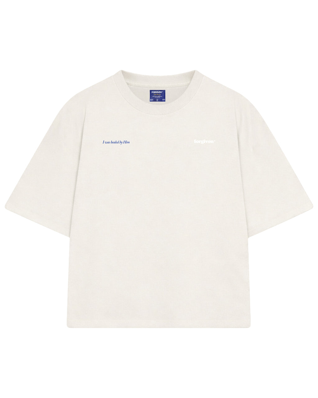 CAMISETA BOXY JUST ONE TOUCH BEGE