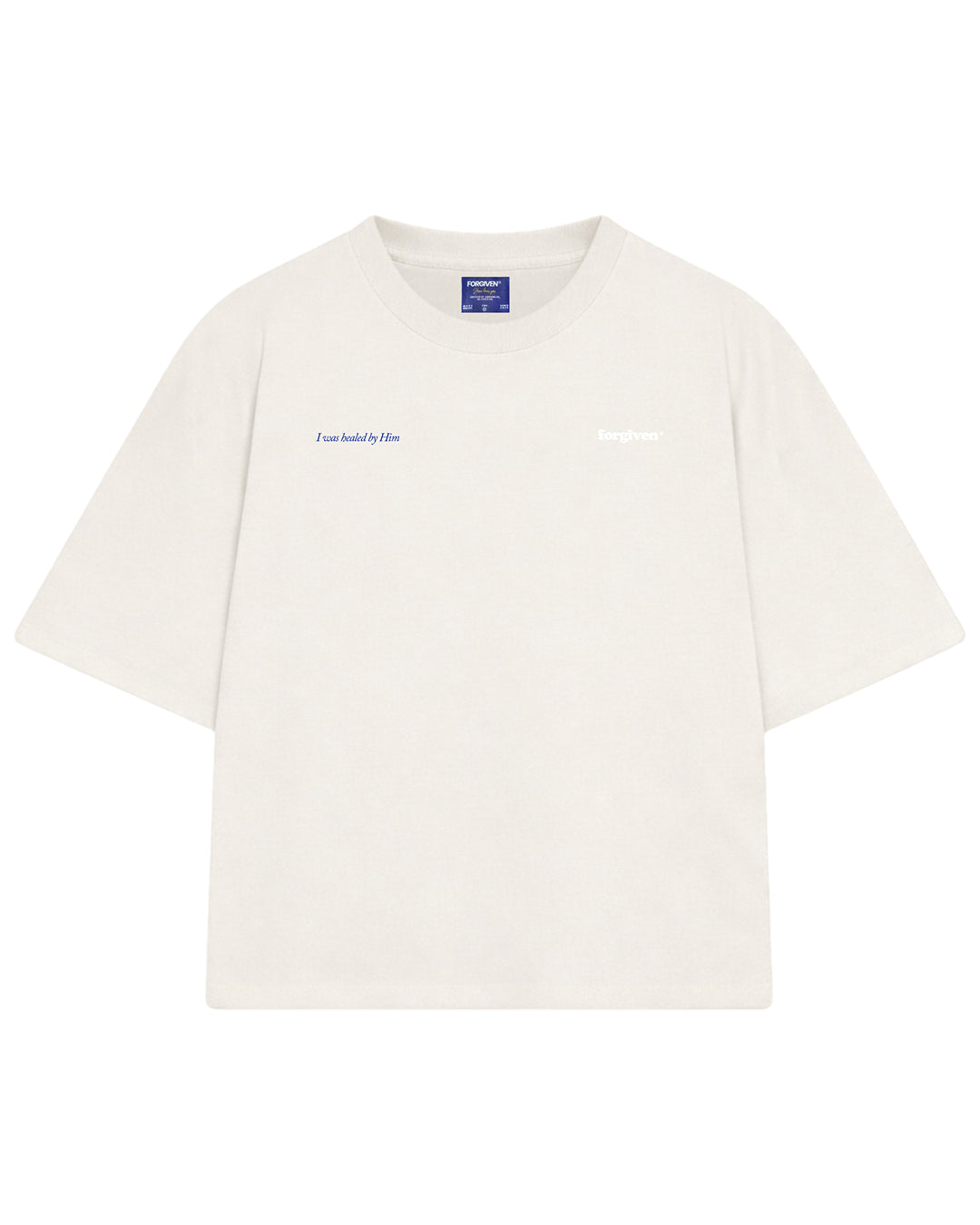 CAMISETA BOXY JUST ONE TOUCH BEGE
