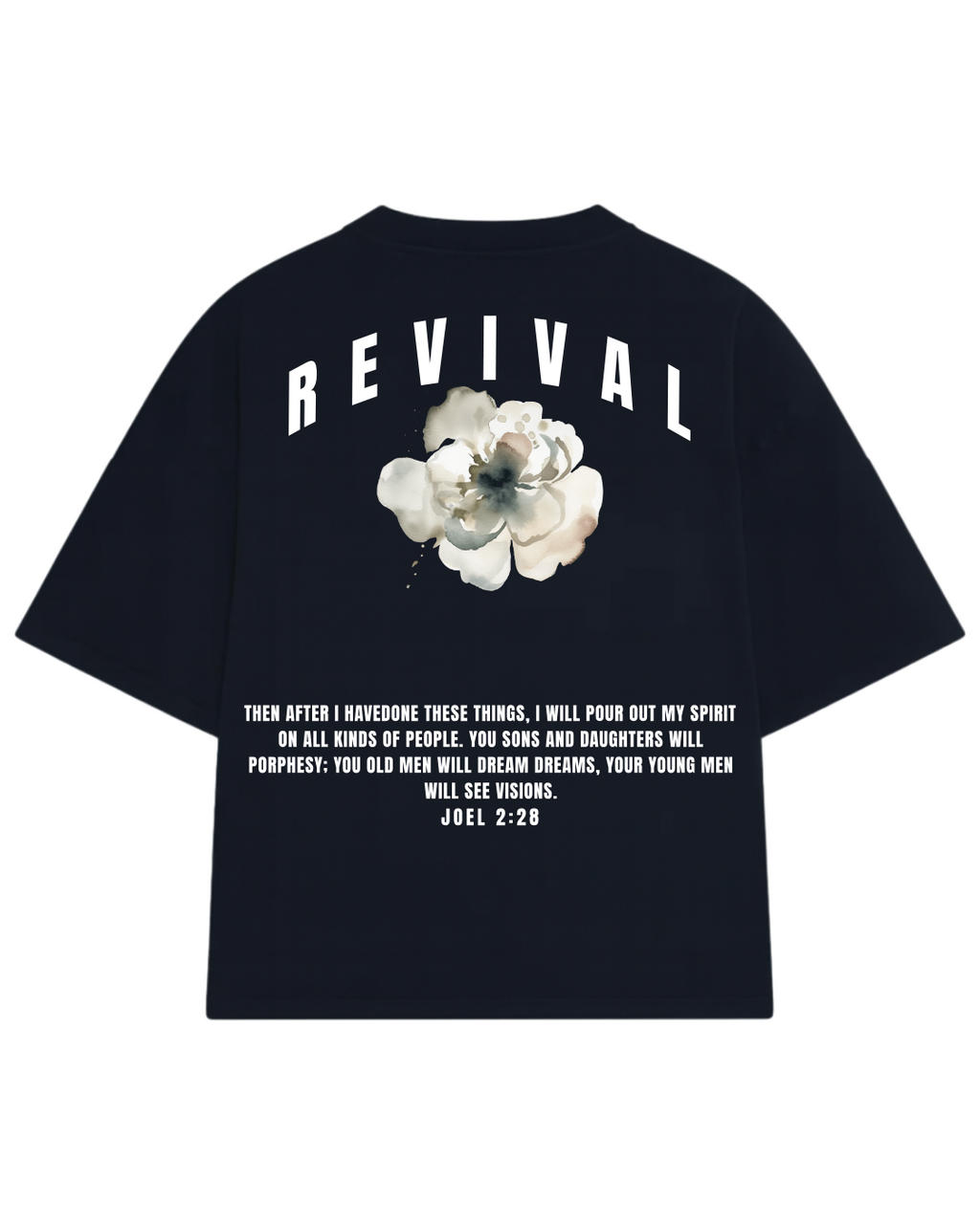 CAMISETA OVERSIZED REVIVAL PRETA