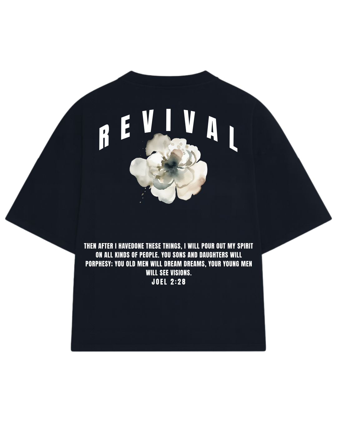 CAMISETA OVERSIZED REVIVAL PRETA