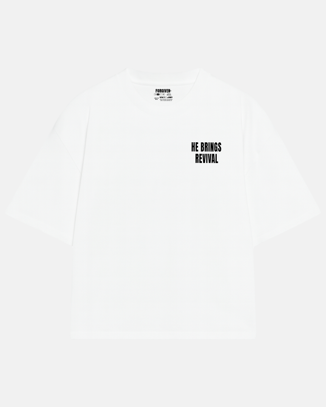 CAMISETA OVERSIZED REVIVAL BRANCA