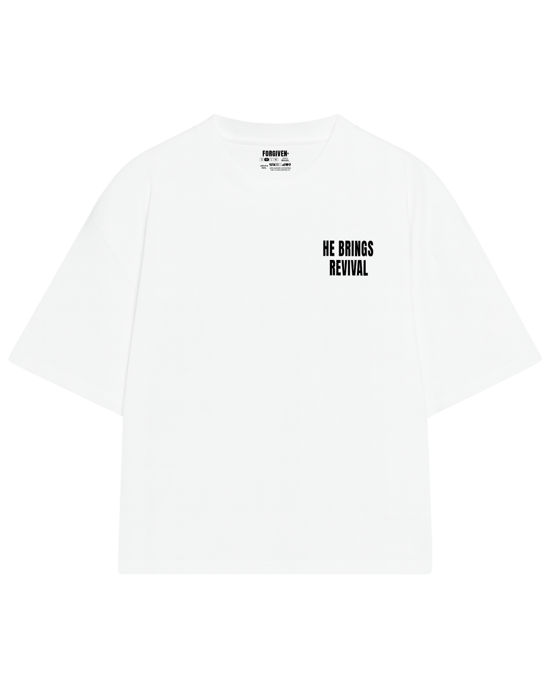 CAMISETA OVERSIZED REVIVAL BRANCA