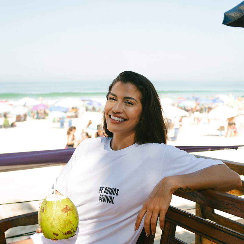 CAMISETA OVERSIZED REVIVAL BRANCA